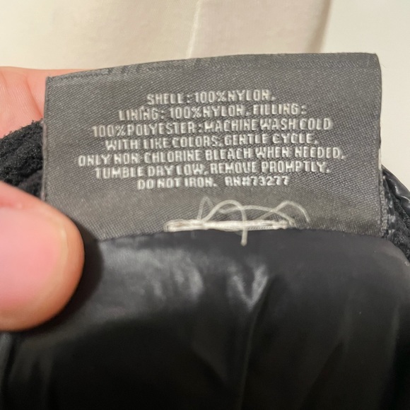 Tek Gear Women's Quilted Zip Puffer Coat Jacket Size M/M - Black/Pink - Picture 7 of 7